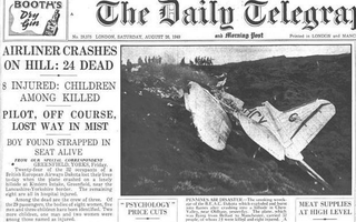 Imagen: Accidente del British Airway DC-3. Telegraph